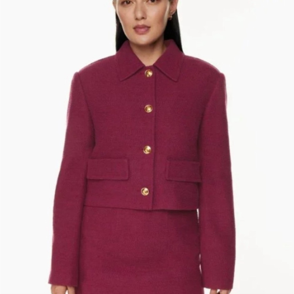 Aritzia Babaton Frances Jacket Elixer Purple Small